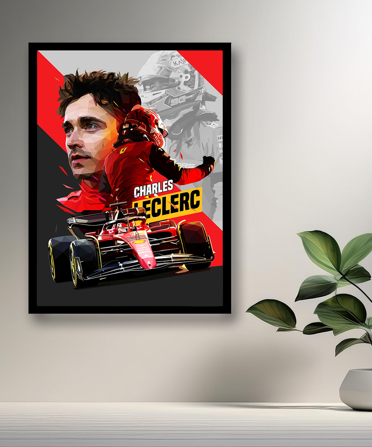 Cadre photo Charles Leclerc Formula 1