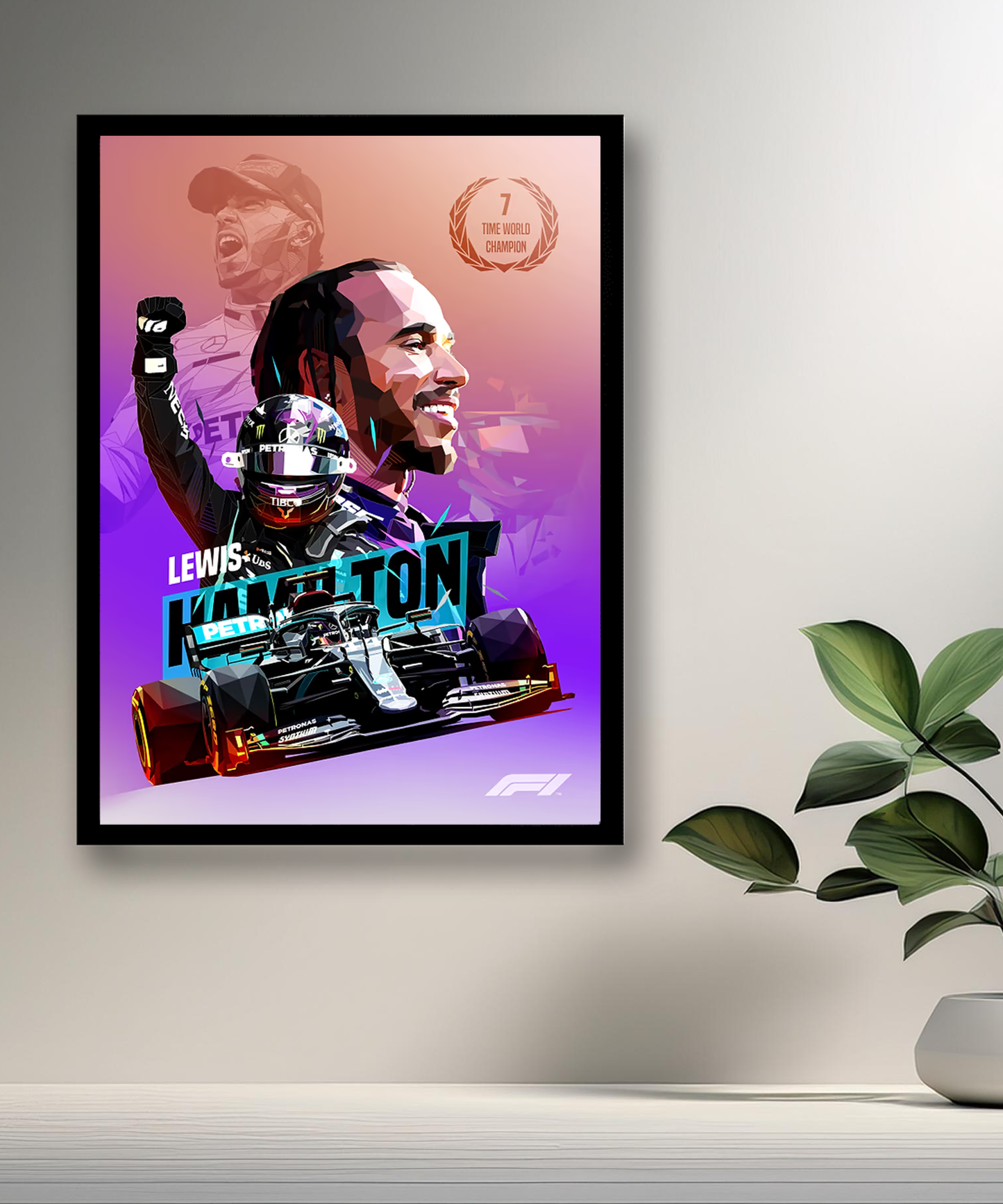 Cadre photo Lewis Hamilton Formula 1