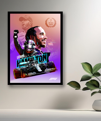 Cadre photo Lewis Hamilton Formula 1