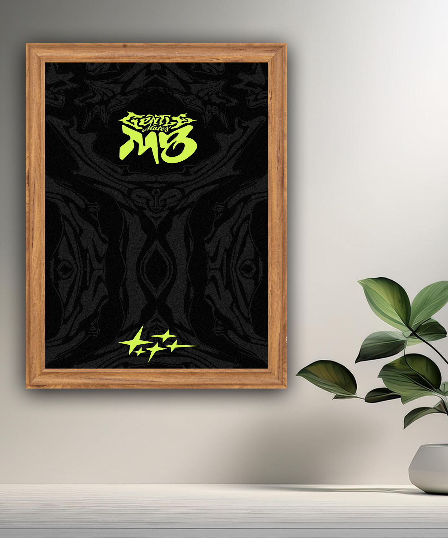 Cadre photo Gentlemates logo