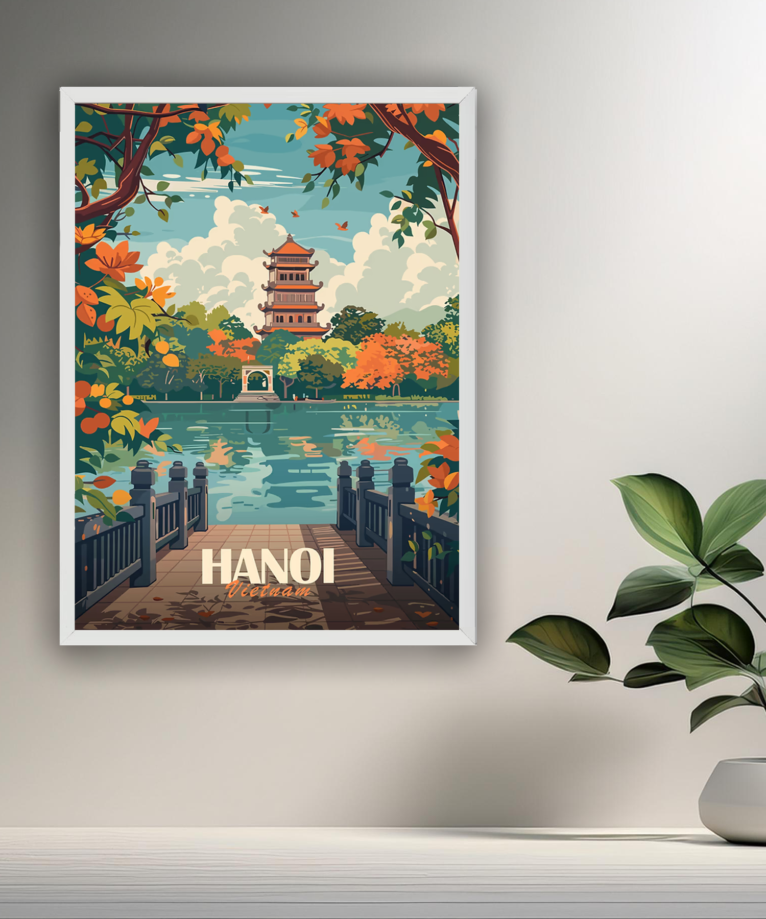 Cadre photo Hanoi Vietnam