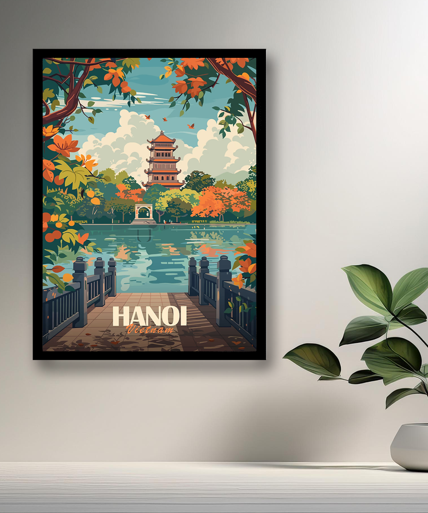 Cadre photo Hanoi Vietnam