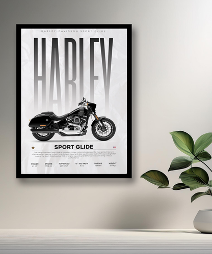 Cadre photo Harley Sport Glide