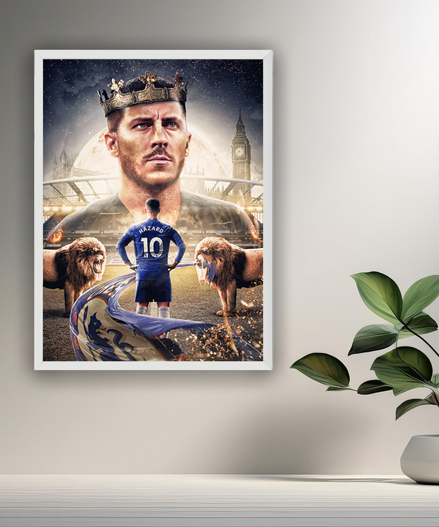 Cadre photo Eden Hazard