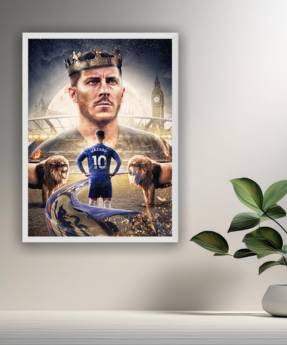 Cadre photo Eden Hazard