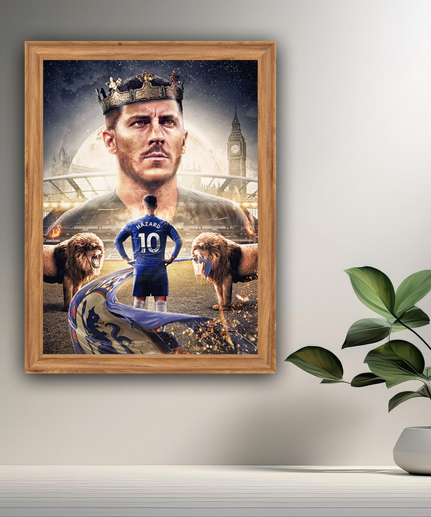 Cadre photo Eden Hazard