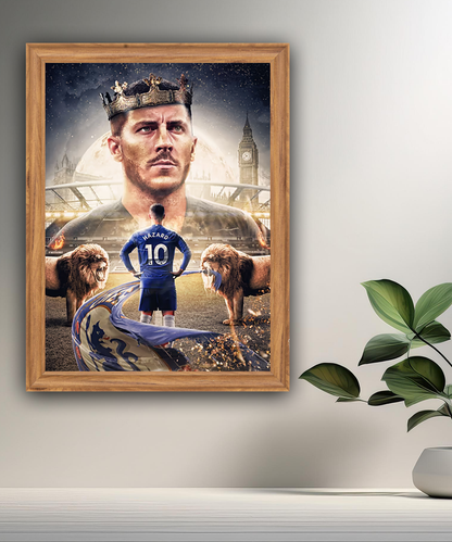 Cadre photo Eden Hazard