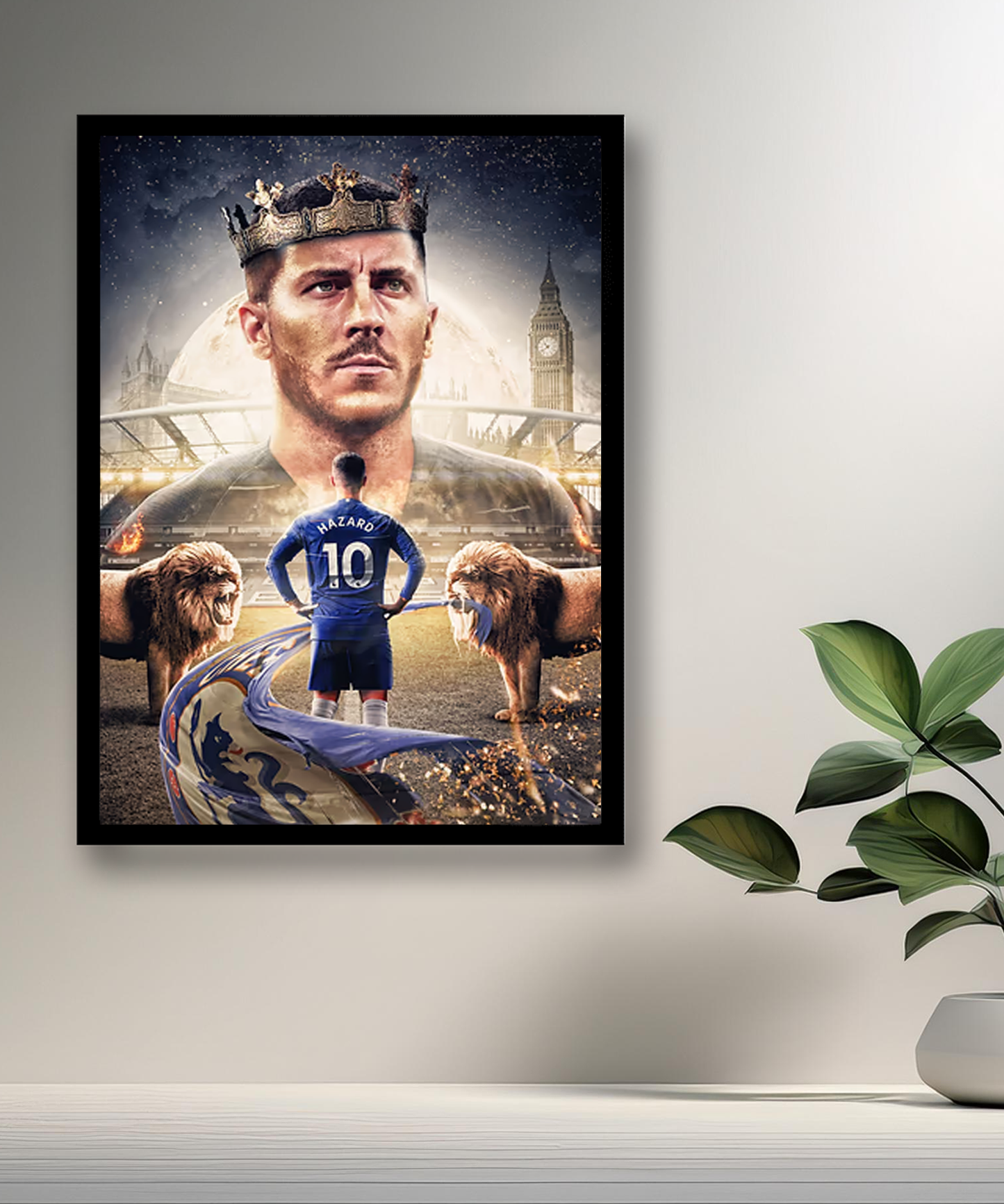 Cadre photo Eden Hazard