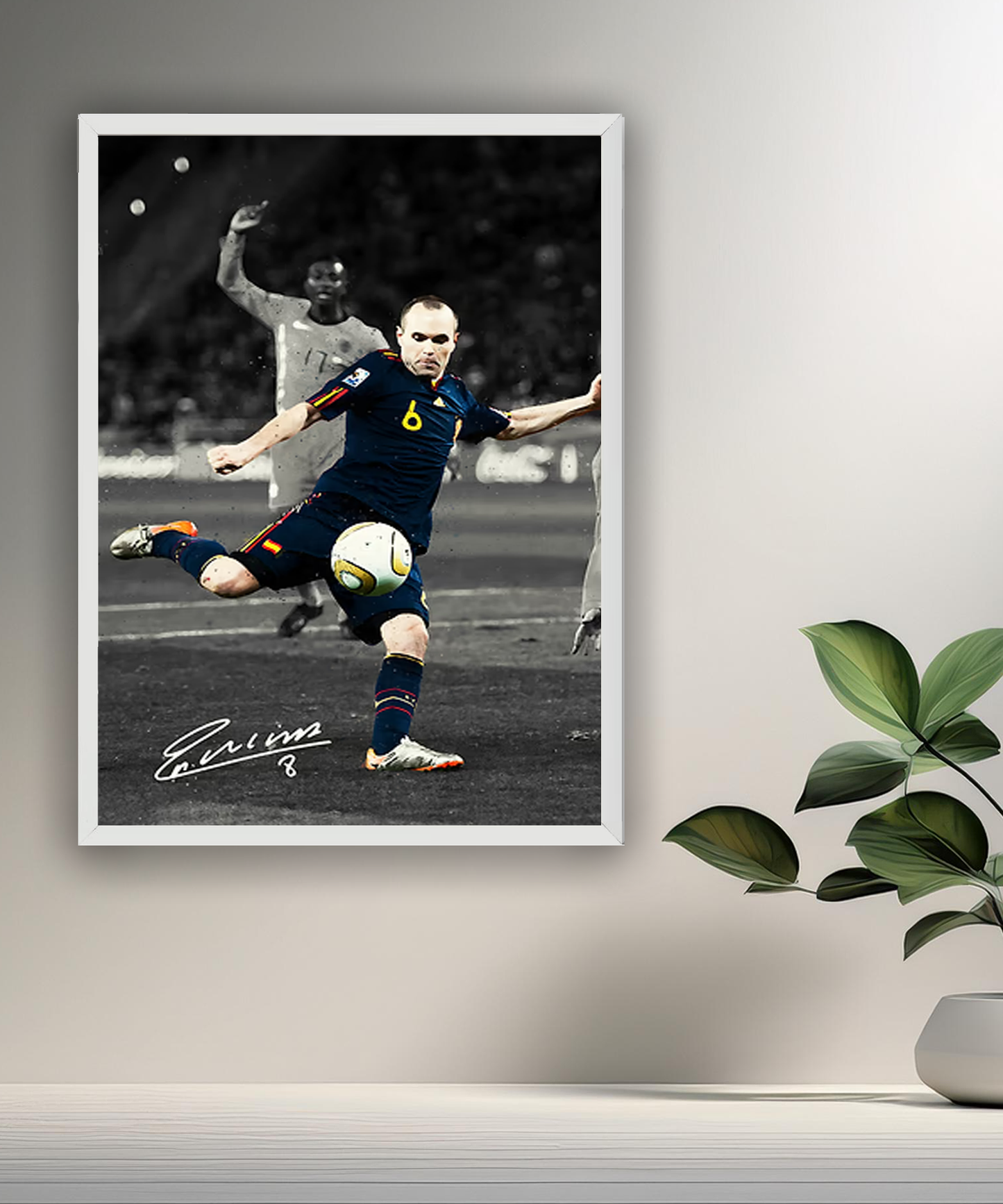 Cadre photo de Andrés Iniesta