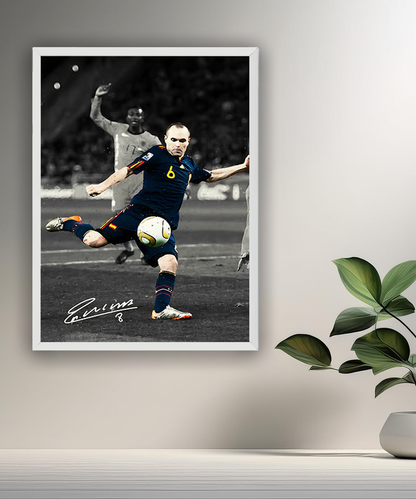 Cadre photo de Andrés Iniesta