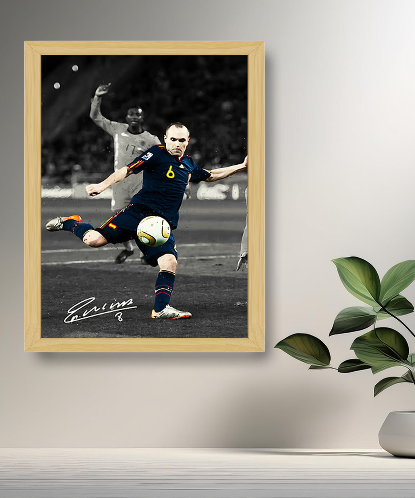 Cadre photo de Andrés Iniesta