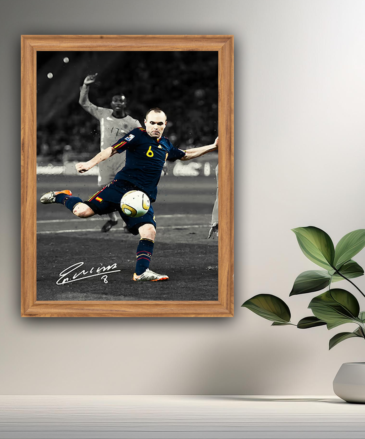 Cadre photo de Andrés Iniesta
