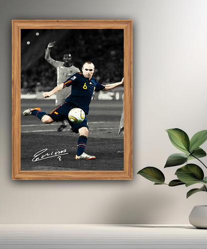 Cadre photo de Andrés Iniesta