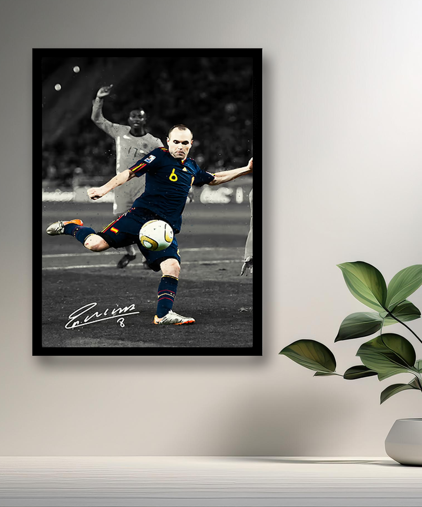 Cadre photo de Andrés Iniesta