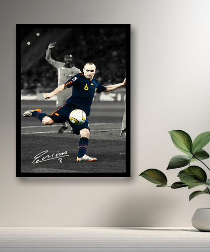 Cadre photo de Andrés Iniesta