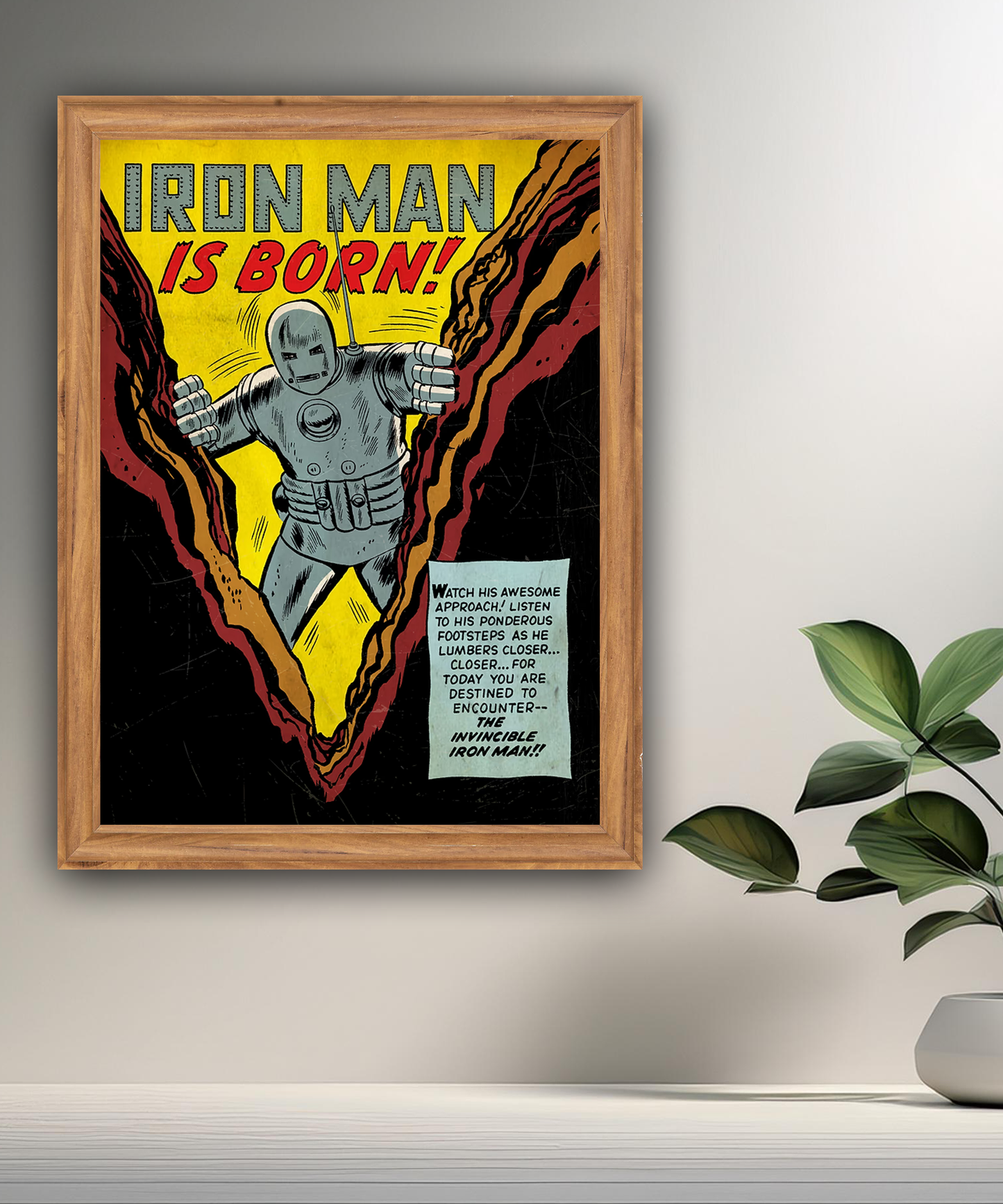 Cadre photo Iron Man Marvel