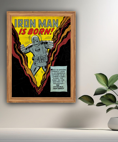 Cadre photo Iron Man Marvel