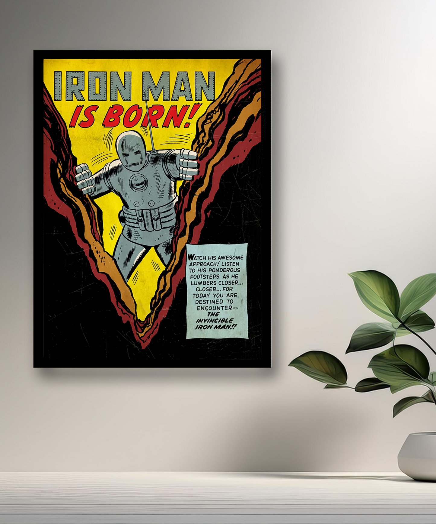 Cadre photo Iron Man Marvel