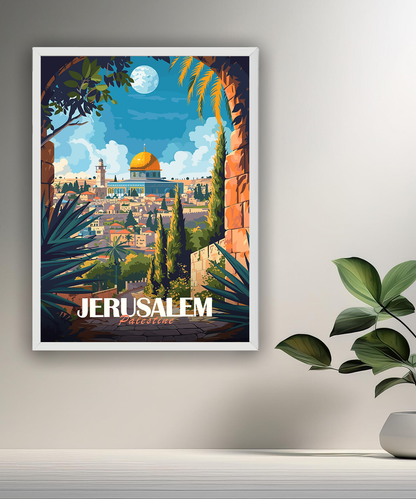 Cadre photo Jerusalem Palestine