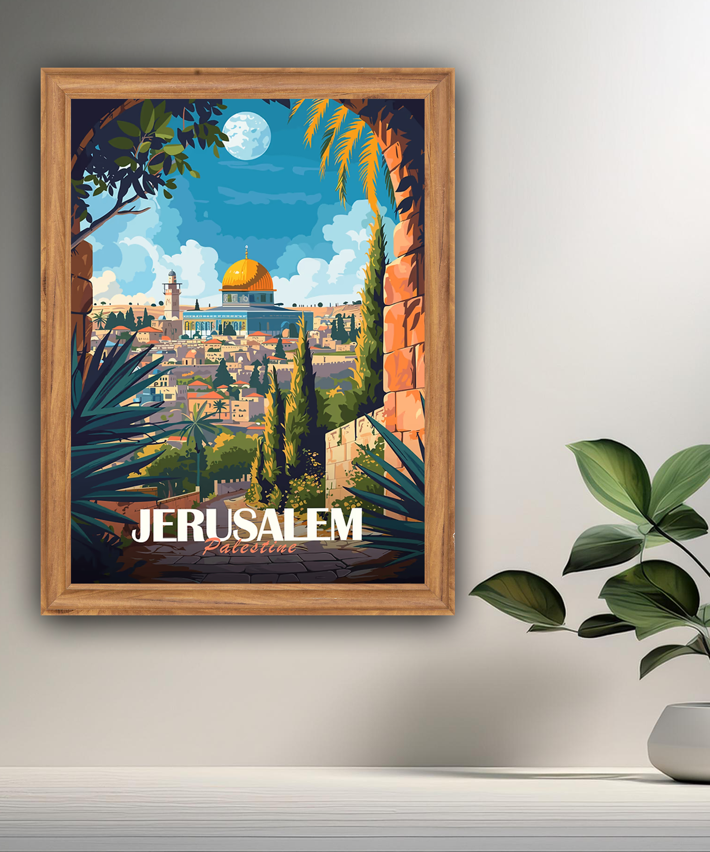 Cadre photo Jerusalem Palestine