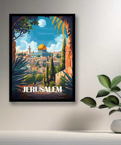 Cadre photo Jerusalem Palestine