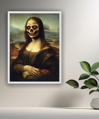 Cadre photo Mona Lisa La Joconde Monster