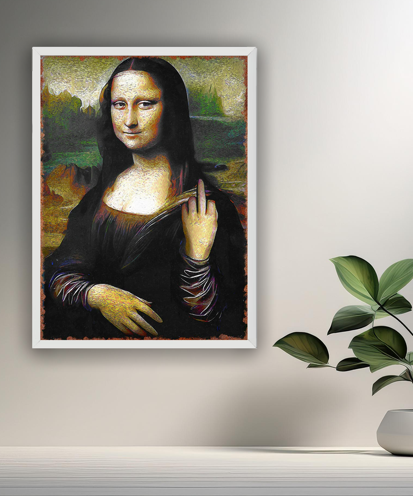 Cadre photo Mona Lisa La Joconde