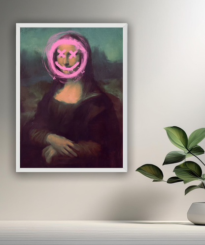Cadre photo Mona Lisa Pop Art