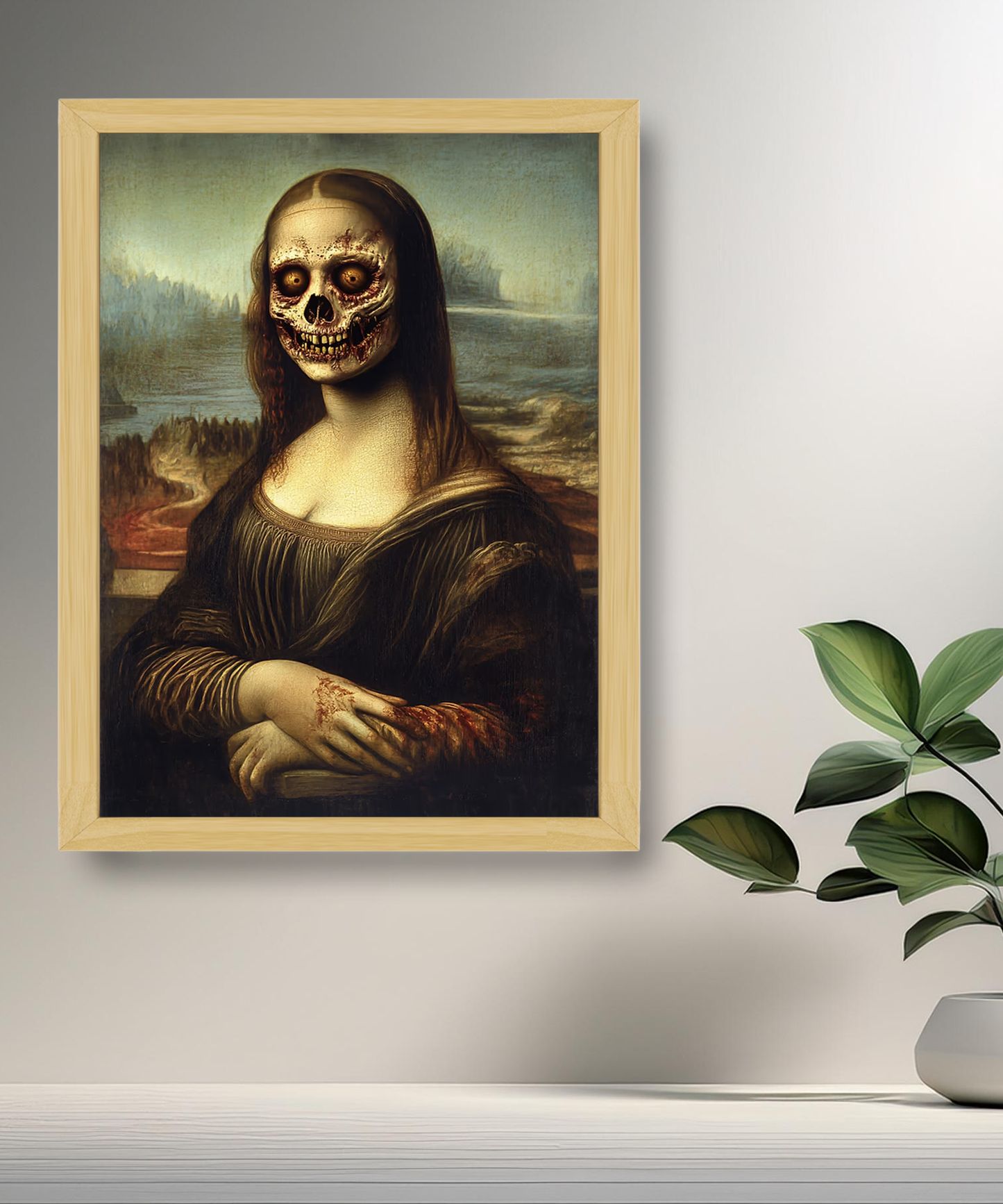 Cadre photo Mona Lisa La Joconde Monster