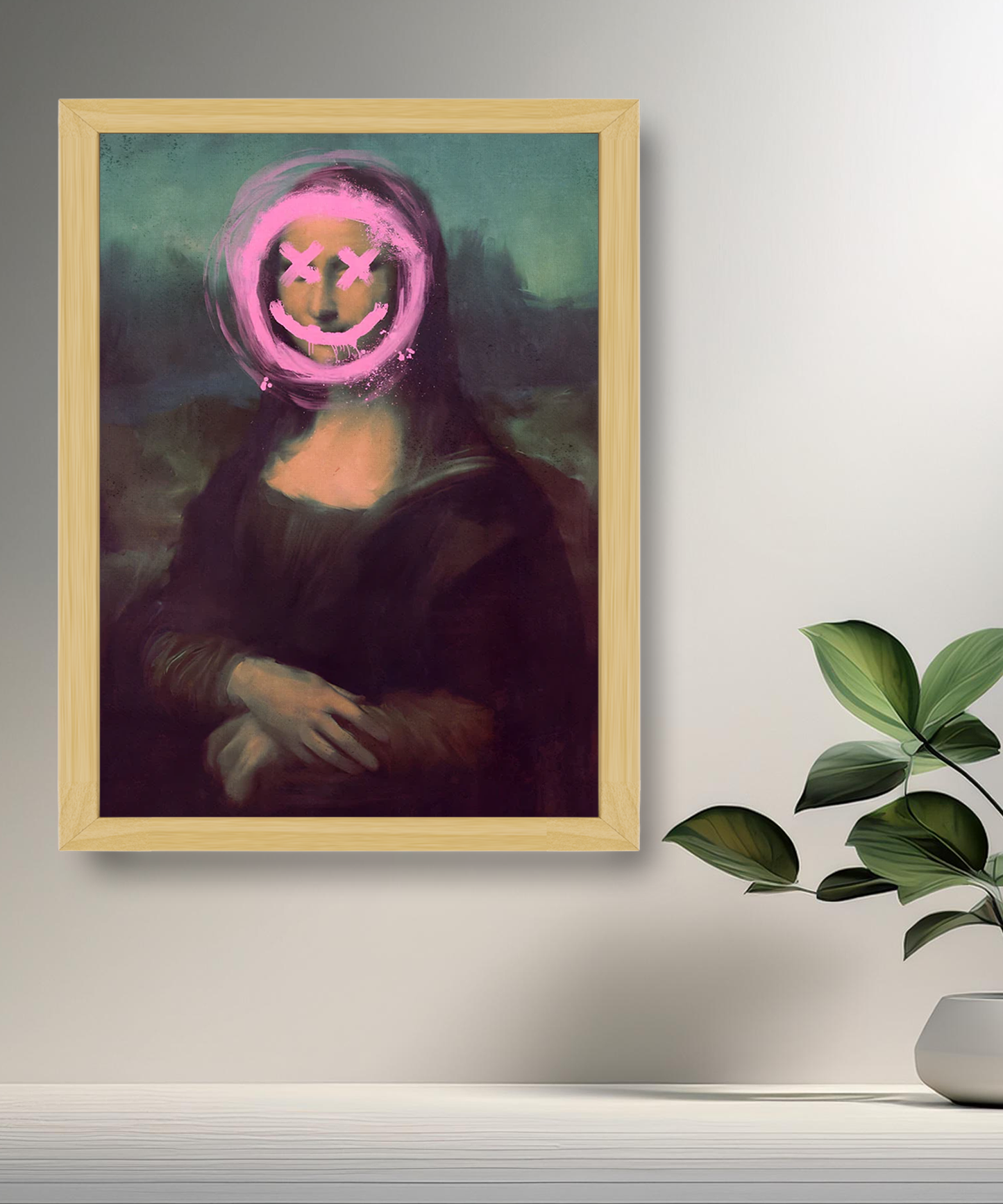 Cadre photo Mona Lisa Pop Art