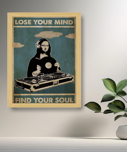 Cadre photo Mona Lisa La Joconde Lose Your Mind