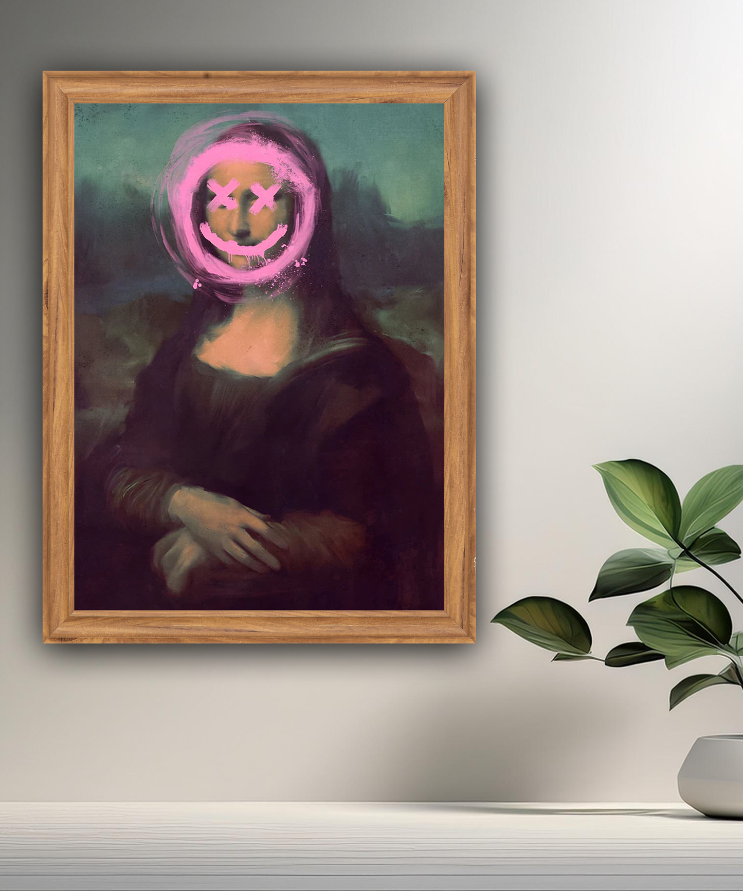Cadre photo Mona Lisa Pop Art