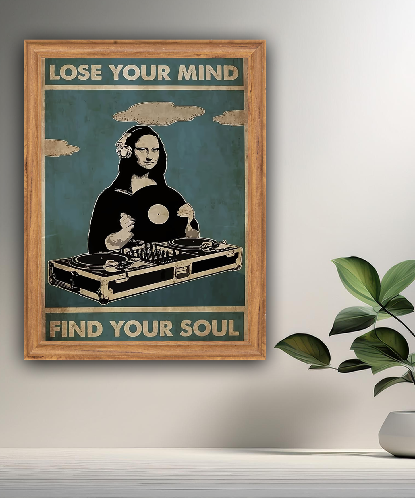 Cadre photo Mona Lisa La Joconde Lose Your Mind
