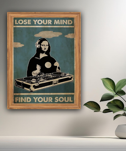 Cadre photo Mona Lisa La Joconde Lose Your Mind