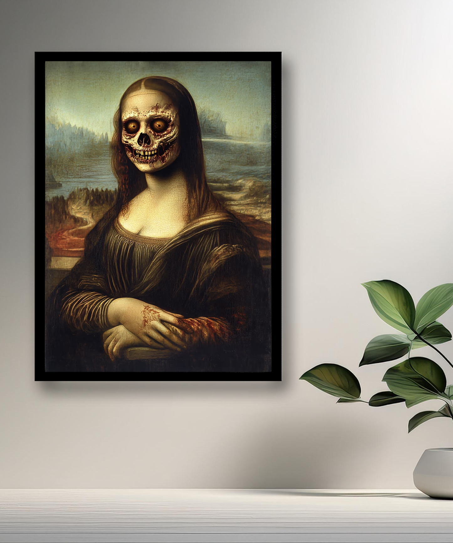 Cadre photo Mona Lisa La Joconde Monster