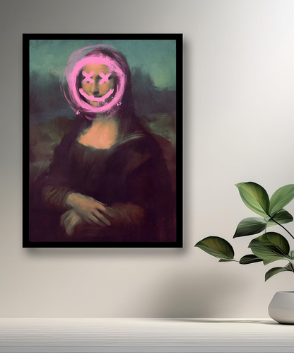 Cadre photo Mona Lisa Pop Art