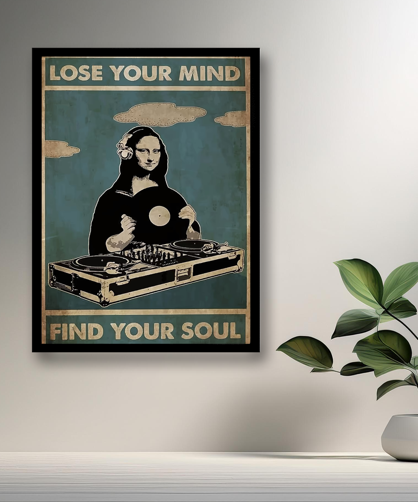 Cadre photo Mona Lisa La Joconde Lose Your Mind