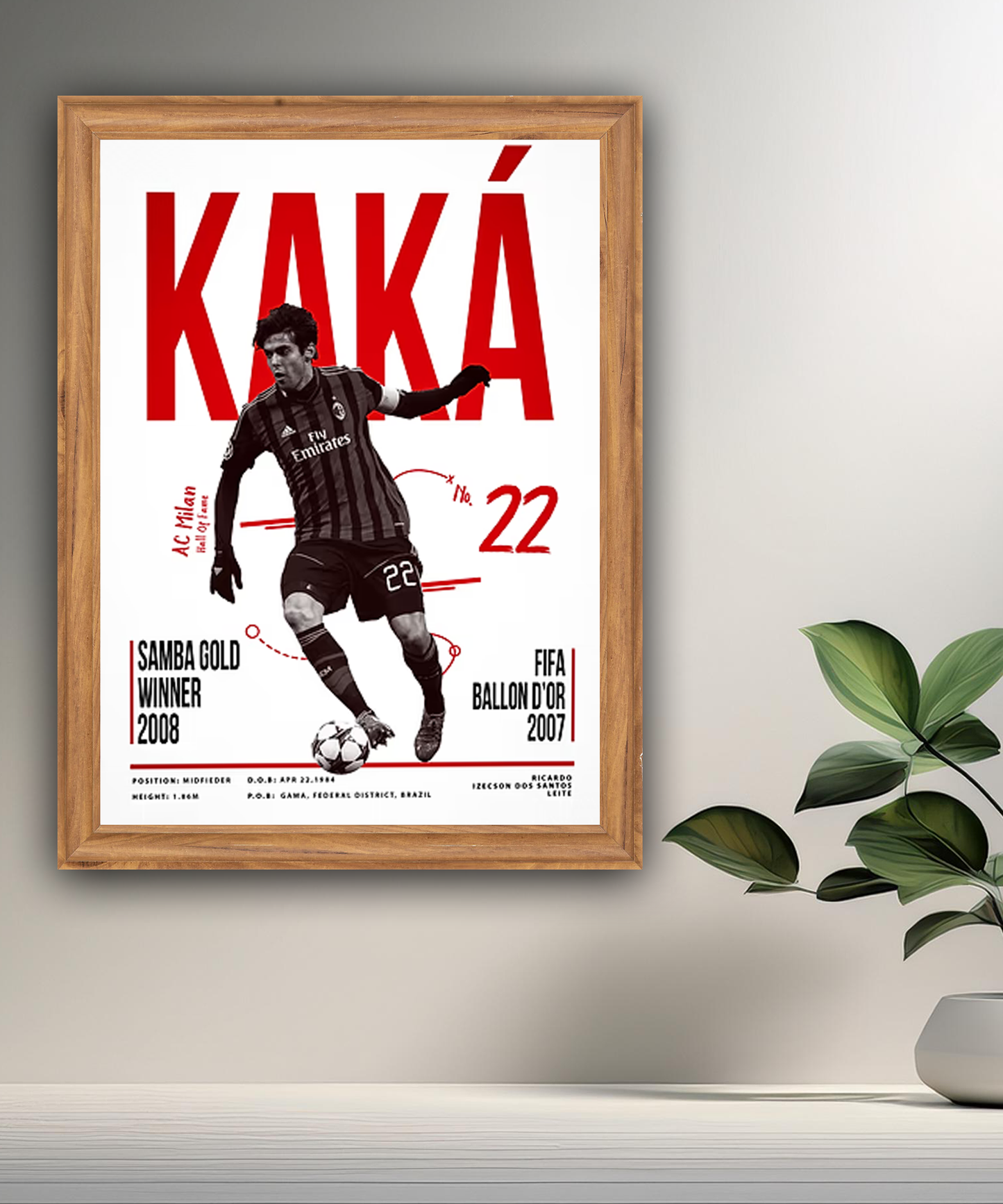 Cadre photo Kaka