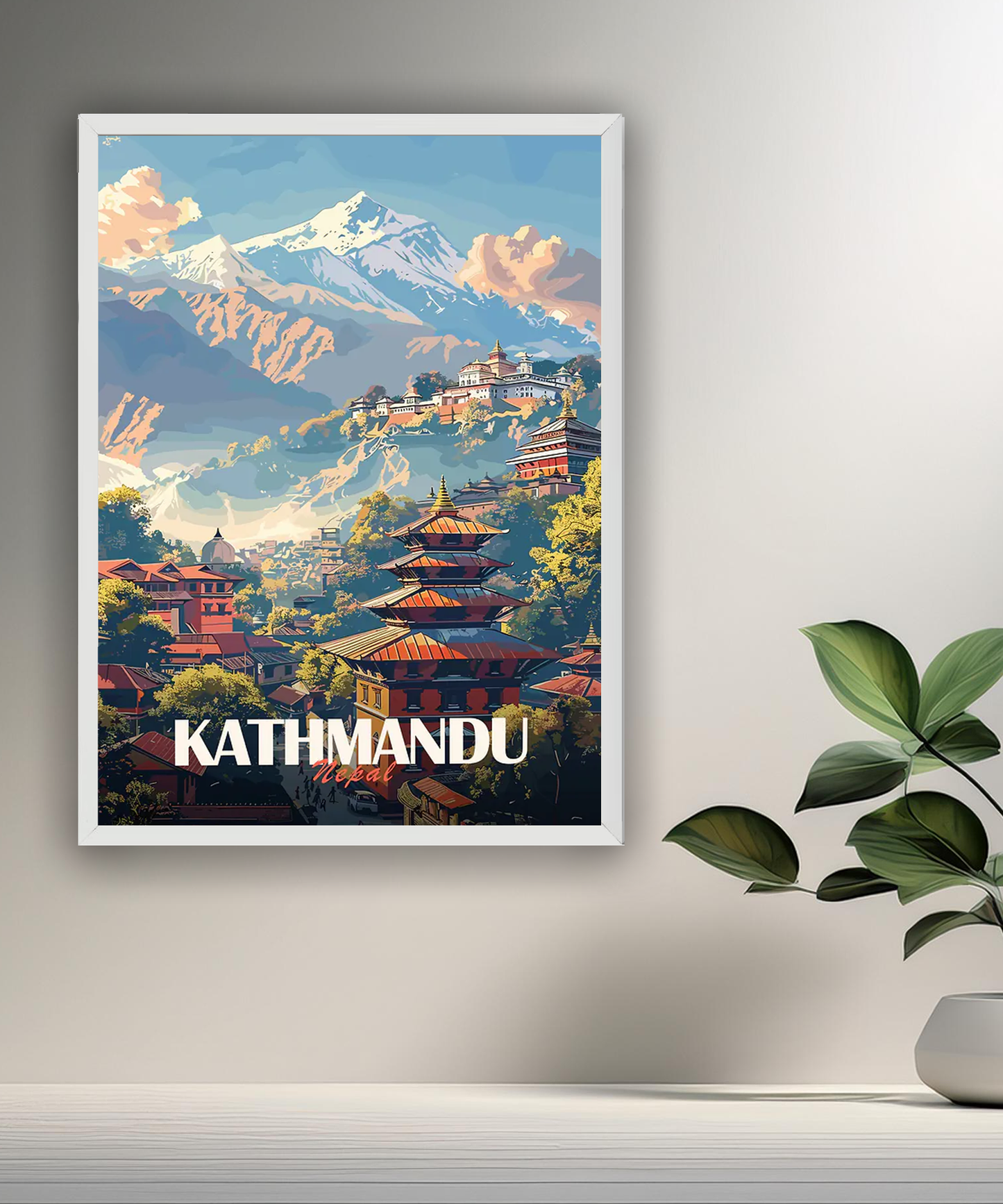 Cadre photo Kathmandu Nepal