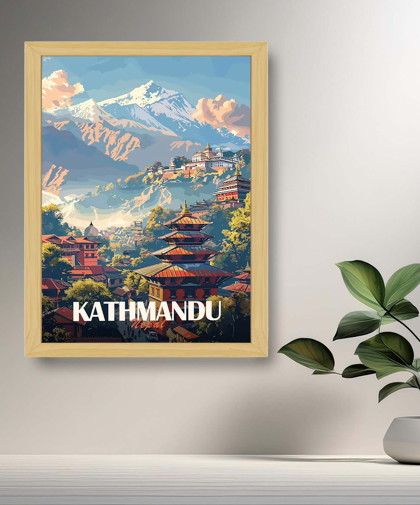 Cadre photo Kathmandu Nepal