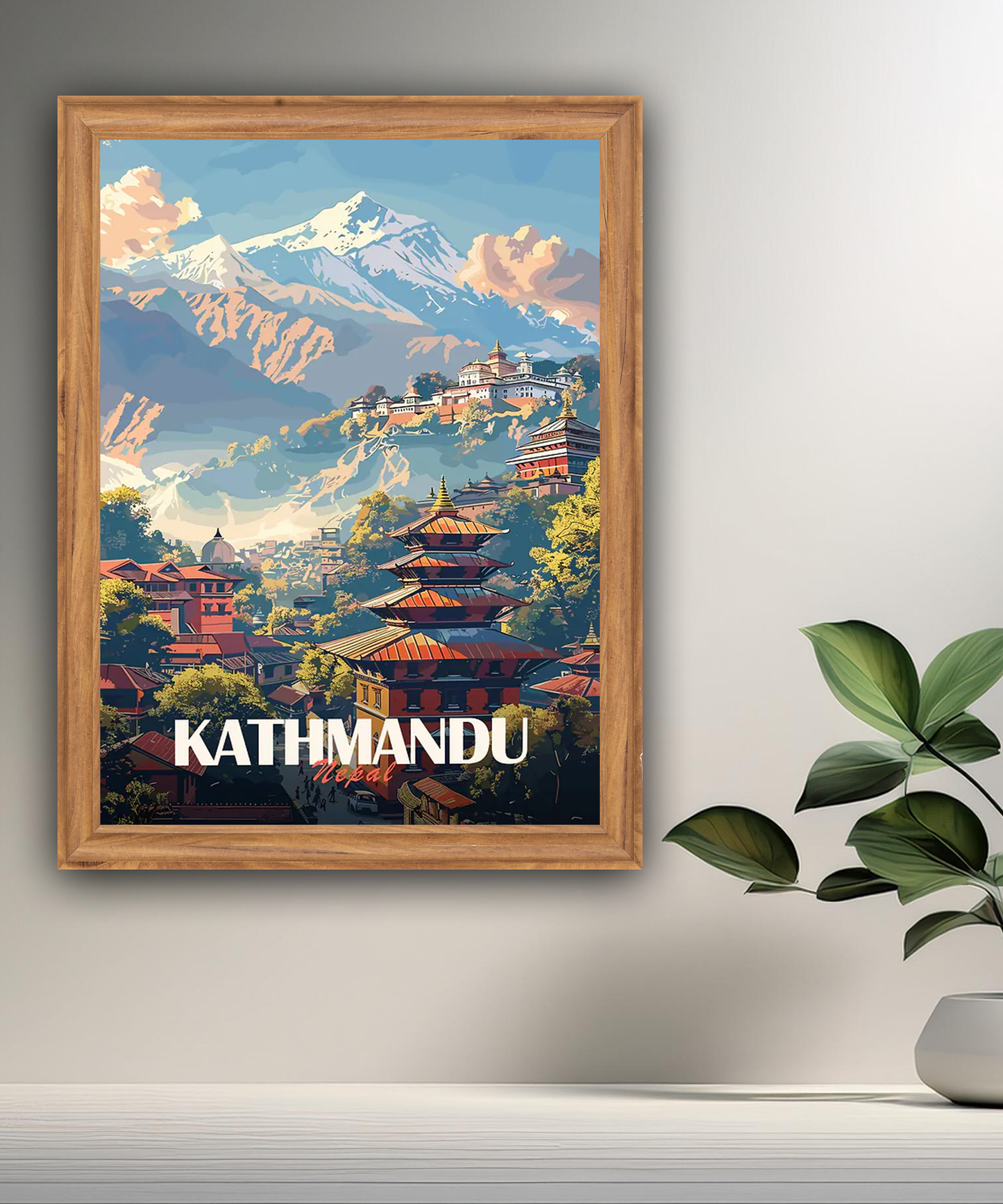 Cadre photo Kathmandu Nepal