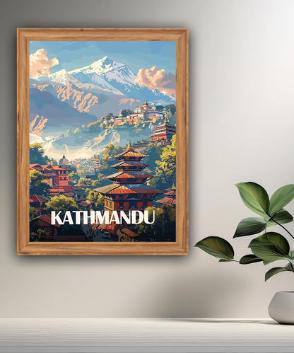 Cadre photo Kathmandu Nepal