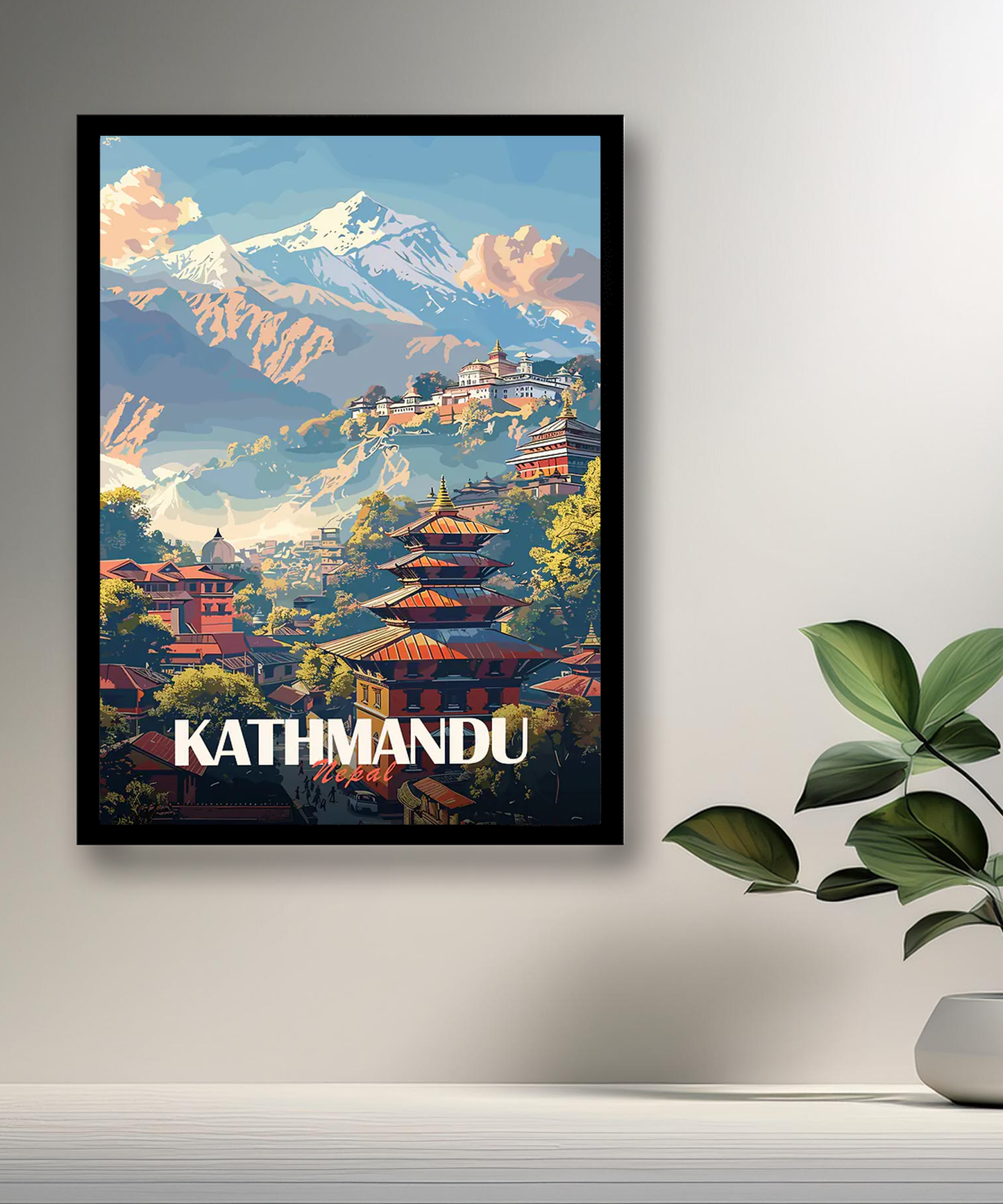 Cadre photo Kathmandu Nepal