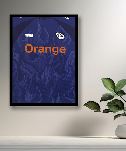 Cadre photo Karmine Corp Maillot bleu
