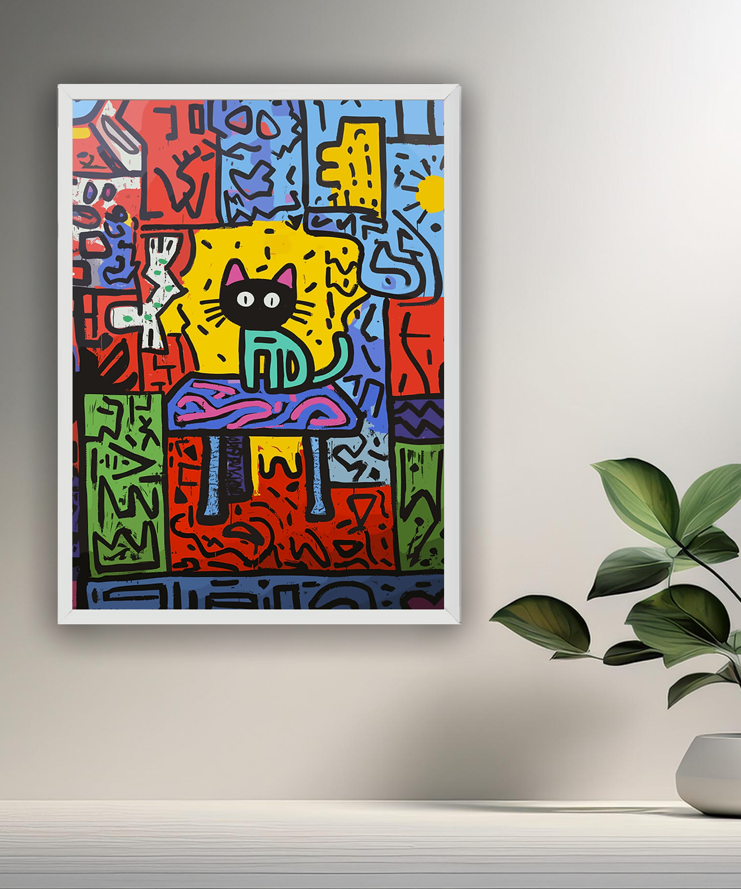 Cadre photo Keith Haring