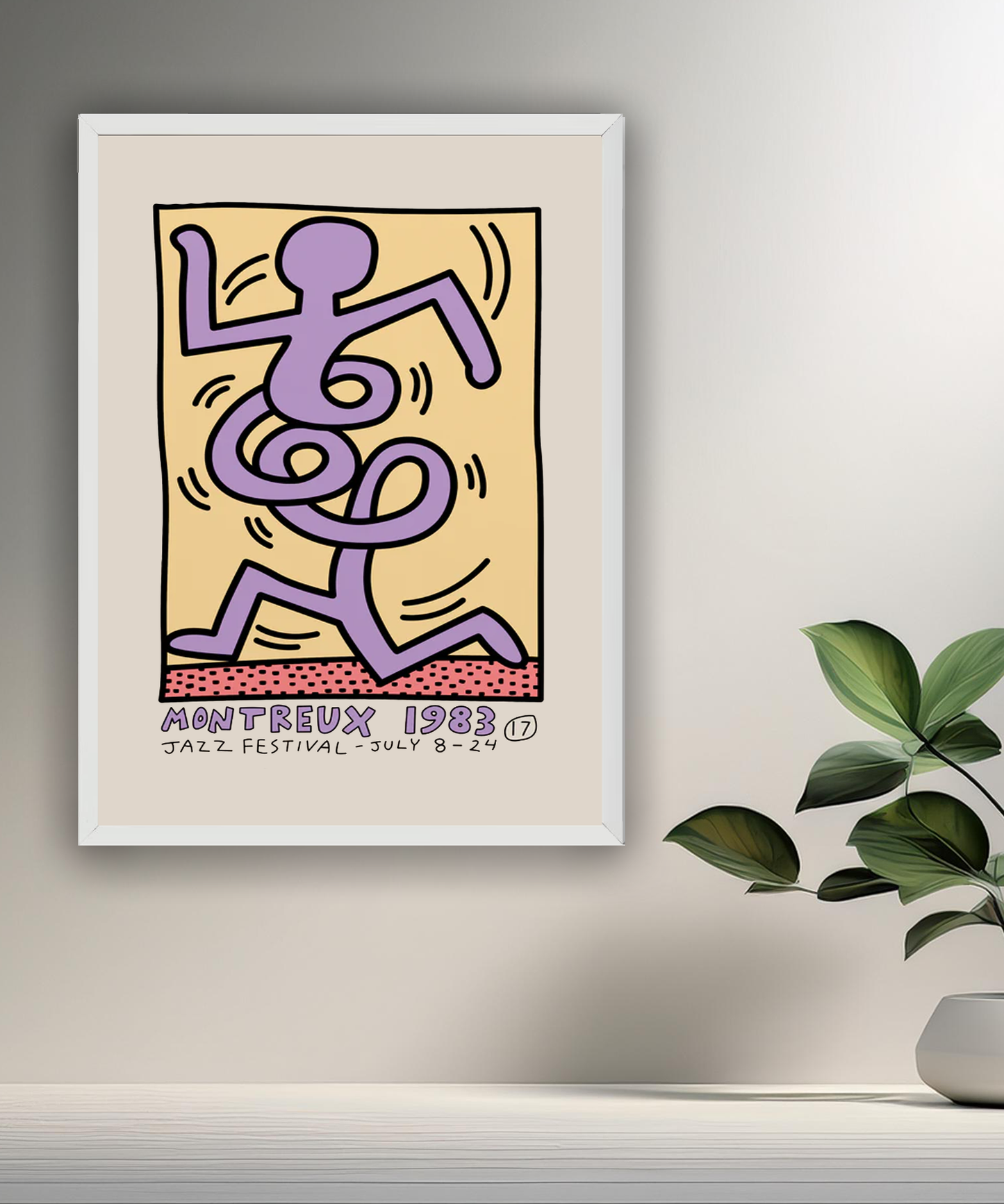 Cadre photo Keith Haring