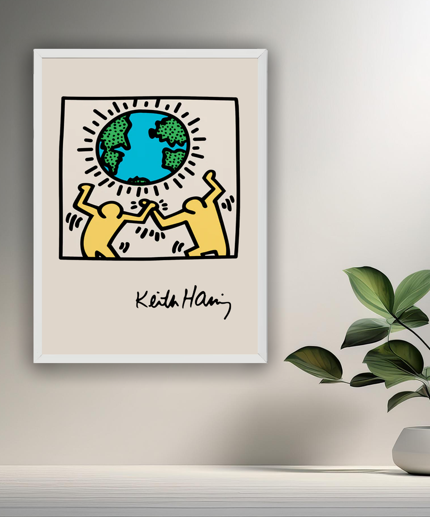 Cadre photo Keith Haring
