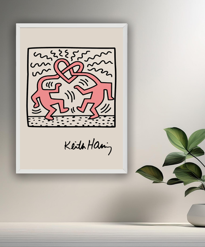 Cadre photo Keith Haring