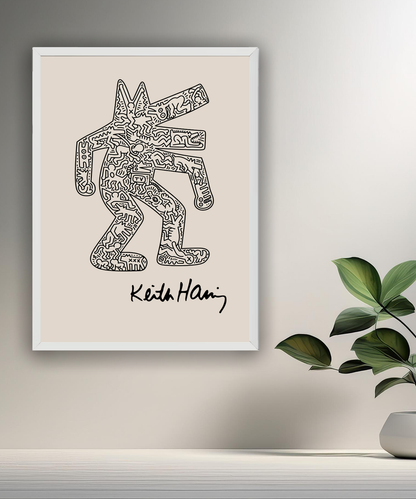 Cadre photo Keith Haring