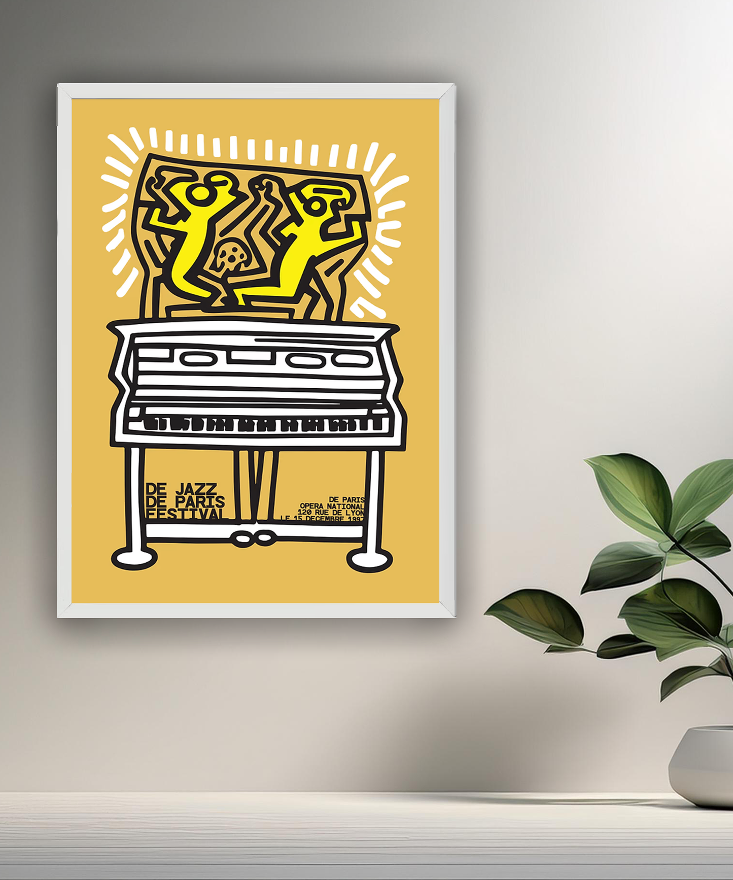 Cadre photo Keith Haring